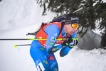 23.01.2021, xkvx, Biathlon IBU Weltcup Antholz, Staffel Herren, v.l. Quentin Fillon Maillet (France)  / 
