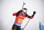 23.01.2021, xkvx, Biathlon IBU Weltcup Antholz, Staffel Herren, v.l. Tarjei Boe (Norway)  / 