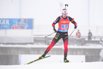 23.01.2021, xkvx, Biathlon IBU Weltcup Antholz, Staffel Herren, v.l. Johannes Thingnes Boe (Norway)  / 