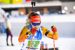 24.01.2021, xkvx, Biathlon IBU Weltcup Antholz, Staffel Damen, v.l. Janina Hettich (Germany)  / 