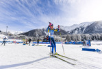 24.01.2021, xkvx, Biathlon IBU Weltcup Antholz, Staffel Damen, v.l. Hanna Oeberg (Sweden)  / 