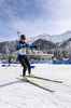 24.01.2021, xkvx, Biathlon IBU Weltcup Antholz, Staffel Damen, v.l. Justine Braisaz-Bouchet (France)  / 