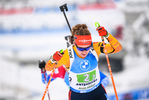 24.01.2021, xkvx, Biathlon IBU Weltcup Antholz, Staffel Damen, v.l. Janina Hettich (Germany)  / 