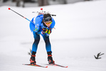 24.01.2021, xkvx, Biathlon IBU Weltcup Antholz, Staffel Damen, v.l. Anais Chevalier-Bouchet (France)  / 