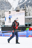 24.01.2021, xkvx, Biathlon IBU Weltcup Antholz, Massenstart Herren, v.l. Coach Egil Kristiansen (Norway)  / 