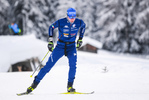 24.01.2021, xkvx, Biathlon IBU Weltcup Antholz, Massenstart Herren, v.l. Lukas Hofer (Italy)  / 
