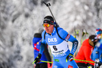 24.01.2021, xkvx, Biathlon IBU Weltcup Antholz, Massenstart Herren, v.l. Quentin Fillon Maillet (France)  / 