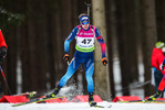 27.01.2021, xtwx, Biathlon IBU European Championships Duszniki Zdroj, Einzel Herren, v.l. Nico Salutt (Switzerland)  /