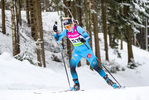 29.01.2021, xtwx, Biathlon IBU European Championships Duszniki Zdroj, Sprint Damen, v.l. Sophie Chauveau (France)  / 