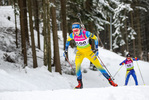 29.01.2021, xtwx, Biathlon IBU European Championships Duszniki Zdroj, Sprint Damen, v.l. Stina Nilsson (Sweden)  / 