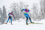 29.01.2021, xtwx, Biathlon IBU European Championships Duszniki Zdroj, Sprint Herren, v.l. Hugo Rivail (France)  / 
