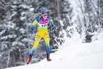 29.01.2021, xtwx, Biathlon IBU European Championships Duszniki Zdroj, Sprint Damen, v.l. Stina Nilsson (Sweden) in Aktion / in action competes