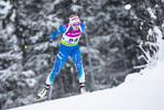 29.01.2021, xtwx, Biathlon IBU European Championships Duszniki Zdroj, Sprint Damen, v.l. Sanni Oikkonen (Finland) in Aktion / in action competes