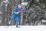29.01.2021, xtwx, Biathlon IBU European Championships Duszniki Zdroj, Sprint Herren, v.l. Heikki Laitinen (Finland) in Aktion / in action competes
