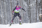 29.01.2021, xtwx, Biathlon IBU European Championships Duszniki Zdroj, Sprint Herren, v.l. Dominic Unterweger (Austria) in Aktion / in action competes