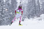29.01.2021, xtwx, Biathlon IBU European Championships Duszniki Zdroj, Sprint Herren, v.l. Zana Oztunc (Turkey) in Aktion / in action competes