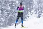 29.01.2021, xtwx, Biathlon IBU European Championships Duszniki Zdroj, Sprint Herren, v.l. Hans Kristen Rootalu (Estonia) in Aktion / in action competes