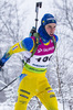 29.01.2021, xtwx, Biathlon IBU European Championships Duszniki Zdroj, Sprint Herren, v.l. Anton Ivarsson (Sweden) in Aktion / in action competes