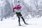 29.01.2021, xtwx, Biathlon IBU European Championships Duszniki Zdroj, Sprint Herren, v.l. Thomas Postl (Austria) in Aktion / in action competes