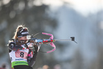 31.01.2021, xtwx, Biathlon IBU European Championships Duszniki Zdroj, Single Mixed Staffel, v.l. Anna Gandler (Austria)  /
