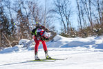 31.01.2021, xtwx, Biathlon IBU European Championships Duszniki Zdroj, Single Mixed Staffel, v.l. Karoline Erdal (Norway)  /