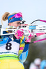 30.01.2021, xtwx, Biathlon IBU European Championships Duszniki Zdroj, Verfolgung Damen, v.l. Ingela Andersson (Sweden)  /