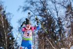 31.01.2021, xtwx, Biathlon IBU European Championships Duszniki Zdroj, Single Mixed Staffel, v.l. Larisa Kuklina (Russia)  /