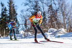 31.01.2021, xtwx, Biathlon IBU European Championships Duszniki Zdroj, Single Mixed Staffel, v.l. Justus Strelow (Germany)  /