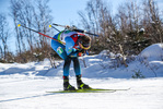 31.01.2021, xtwx, Biathlon IBU European Championships Duszniki Zdroj, Single Mixed Staffel, v.l. Emilien Claude (France)  /