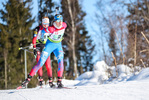 31.01.2021, xtwx, Biathlon IBU European Championships Duszniki Zdroj, Mixed Staffel, v.l. Anastasiia Goreeva (Russia)  /