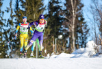 31.01.2021, xtwx, Biathlon IBU European Championships Duszniki Zdroj, Mixed Staffel, v.l. Vita Semerenko (Ukraine), Anna Magnusson (Sweden)  /