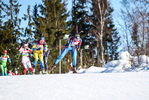 31.01.2021, xtwx, Biathlon IBU European Championships Duszniki Zdroj, Mixed Staffel, v.l. Lea Meier (Switzerland)  /
