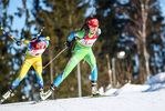 31.01.2021, xtwx, Biathlon IBU European Championships Duszniki Zdroj, Mixed Staffel, v.l.   /