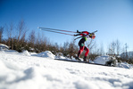 31.01.2021, xtwx, Biathlon IBU European Championships Duszniki Zdroj, Mixed Staffel, v.l. Emilie Aagheim Kalkenberg (Norway)  /