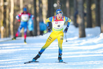 31.01.2021, xtwx, Biathlon IBU European Championships Duszniki Zdroj, Mixed Staffel, v.l. Oskar Brandt (Sweden)  /
