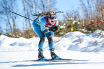 31.01.2021, xtwx, Biathlon IBU European Championships Duszniki Zdroj, Mixed Staffel, v.l. Sophie Chauveau (France)  /