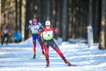 31.01.2021, xtwx, Biathlon IBU European Championships Duszniki Zdroj, Mixed Staffel, v.l. Sivert Guttorm Bakken (Norway)  /