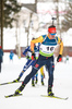 30.01.2021, xtwx, Biathlon IBU European Championships Duszniki Zdroj, Verfolgung Herren, v.l. Philipp Horn (Germany)  /