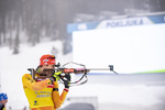 09.02.2021, xkvx, Biathlon IBU World Championships Pokljuka, Training Damen und Herren, v.l. Arnd Peiffer (Germany)  / 