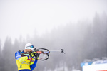 09.02.2021, xkvx, Biathlon IBU World Championships Pokljuka, Training Damen und Herren, v.l. Anton Smolski (Belarus)  / 