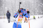 10.02.2021, xkvx, Biathlon IBU World Championships Pokljuka, Mixed Relay, v.l. Dorothea Wierer (Italy) in aktion / in action competes
