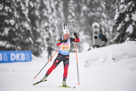 10.02.2021, xkvx, Biathlon IBU World Championships Pokljuka, Mixed Relay, v.l. Tiril Eckhoff (Norway) in aktion / in action competes