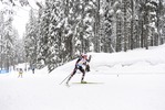 10.02.2021, xkvx, Biathlon IBU World Championships Pokljuka, Mixed Relay, v.l. Dunja Zdouc (Austria) in aktion / in action competes