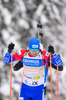 12.02.2021, xkvx, Biathlon IBU World Championships Pokljuka, Sprint Herren, v.l. Alexander Loginov (Russia) in aktion / in action competes