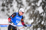 12.02.2021, xkvx, Biathlon IBU World Championships Pokljuka, Sprint Herren, v.l. Tarjei Boe (Norway) in aktion / in action competes