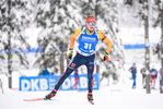 12.02.2021, xkvx, Biathlon IBU World Championships Pokljuka, Sprint Herren, v.l. Benedikt Doll (Germany) in aktion / in action competes