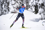12.02.2021, xkvx, Biathlon IBU World Championships Pokljuka, Sprint Herren, v.l. Julian Eberhard (Austria) in aktion / in action competes