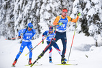 12.02.2021, xkvx, Biathlon IBU World Championships Pokljuka, Sprint Herren, v.l. Johannes Kuehn (Germany) in aktion / in action competes