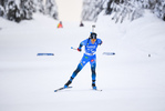12.02.2021, xkvx, Biathlon IBU World Championships Pokljuka, Sprint Herren, v.l. Antonin Guigonnat (France) in aktion / in action competes