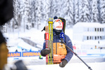 12.02.2021, xkvx, Biathlon IBU World Championships Pokljuka, Sprint Herren, v.l. Johannes Thingnes Boe (Norway) nach dem Wettkampf / after the competition